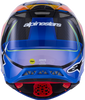 Alpinestars Supertech M10 Helmet with MIPS® - Era Gloss Blue/Red/Yellow Fluo, 2XL (Part Number 8301223-7356-XXL)