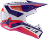 Alpinestars SM3 Helmet - Heat, Gloss White/Purple/Pink - Medium (Part #8301026-2052-M)