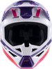Alpinestars SM3 Helmet - Heat, Gloss White/Purple/Pink - Medium (Part #8301026-2052-M)