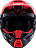 Alpinestars SM3 Helmet Radium Gloss Black/Red Fluo/White Medium (Part #8300826-1553-M)