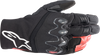 Alpinestars Hyde XT DrystarXF® Gloves - Black/Bright Red, Medium (Part #3522523-1303-M)
