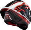 Alpinestars Supertech R10 Helmet - Team Edition - Black/Carbon Red/Gloss White, XS (Part #8200224-1352-XS)