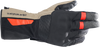 Alpinestars Denali Aerogel Drystar® Gloves - Black/Dark Khaki/Fluo Red, XL