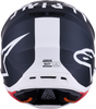 Alpinestars SM7 Dasher Helmet - Matte Black/White - 2XL High-Performance Off-Road Racing Helmet