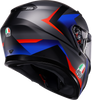 AGV K3 Helmet Striga Matte Black/Blue/Red - Large by AGV, Part 2118381004-024-L