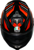 AGV K7 Taurax Helmet - Black/Red Large - Lightweight, Aero Design & Advanced Ventilation