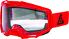 Answer Apex 1 Youth Goggles Red and Black – Premium Powersports Eye Protection with Anti-Fog and Anti-Scratch Lens