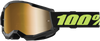 100-Percent Strata 2 Goggle Solar Eclipse Mirror True Gold - High-Performance Riding Eye Protection