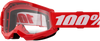 100-Percent Strata 2 Goggle with Red Clear Lens – Premium Performance Riding Gear