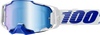 100 Percent Armega Goggle with Blue Mirror Lens - High-Performance Motocross Eye Protection