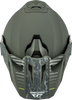 Fly Racing Trekker Granite Helmet Matte Sage/Grey Large - DOT and ECE Approved Motorcycle Helmet