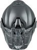 Fly Racing Trekker Granite Helmet Grey Large - DOT and ECE Approved Motorcycle Helmet