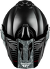 Fly Racing Trekker Granite Helmet Black/Grey XL - DOT & ECE Approved Motorcycle Helmet with Removable Liner and Adjustable Ventilation
