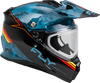 Fly Racing Trekker CW Conceal Helmet with Electric Shield in Slate, Black & Red, XL - Part 73-31362X
