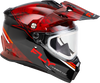 Fly Racing Trekker CW Conceal Helmet with Electric Shield – Red and Black, XL