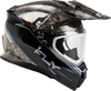 Fly Racing Trekker CW Conceal Helmet with Electric Shield - Large, Black/Grey/White