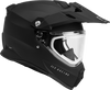 Fly Racing Trekker CW Solid Helmet with Electric Shield - Matte Black, XS (Part #73-31366XS)