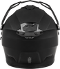Fly Racing Trekker Solid Matte Black Helmet F73-70362X for Motorcycling and Off-Road Riding