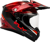 Fly Racing Trekker Kryptek Conceal Helmet Red/Black 2X - DOT and ECE Approved Motorcycle Helmet