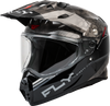 Fly Racing Trekker Kryptek Conceal Helmet Black/Grey/White 2X - DOT & ECE Approved Motocross Helmet with Sunshade