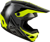 FLY Racing Kinetic Crest Helmet Grey/Black/Hi Vis Large - DOT & ECE22.06 Approved Off-Road Helmet