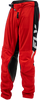 Fly Racing Youth Kinetic Mesh Pants Red/Black/White Size 22 with BOA Fit System