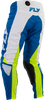 Fly Racing Kinetic Mesh Pants Blue/White/Hi Vis Size 30 – Durable, Adjustable Motorcycle Gear