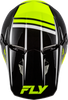 FLY Racing Kinetic Verdict Helmet Black/Hi Vis/Grey Large – Off-Road Motorcycle Helmet with Advanced Ventilation and Safety Features