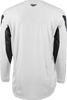 Fly Racing Kinetic Mesh Jersey White/Black 2X - Performance Racing Jersey with Breathable Mesh Construction