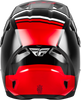 FLY Racing Kinetic Verdict Helmet Black/Red/White XL – Off-Road Motorcycle Helmet with Advanced Ventilation and Safety Features