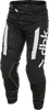 Fly Racing Kinetic Mesh DBK Pants Black/White Size 32 - Lightweight Performance Motorcycle Gear