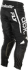 Fly Racing Kinetic Mesh DBK Pants Black/White Size 28 – Lightweight Riding Gear with BOA Fit System
