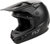 Fly Racing Youth Kinetic Solid Helmet Matte Black (Part A0030834YM)