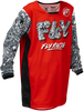 Fly Racing Youth Kinetic Mutant Jersey Red/White/Black (Part #379-526YS)