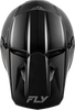 Fly Racing Kinetic Solid Helmet Matte Black XL – DOT and ECE22.06 Certified Motorcycle Helmet