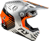 Fly Racing Formula Cp Slice Helmet Grey/Orange/Black XS – Lightweight DOT & ECE Approved Motorcycle Helmet