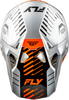 Fly Racing Formula CP Slice Helmet Grey/Orange/Black XL – Lightweight Impact-Resistant Motorcycle Helmet with Advanced Safety Features