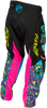 Fly Racing Youth Kinetic Mutant Pants Black/Multi Size 22
