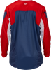 Fly Racing Kinetic Jersey Red/White/Blue Small - Lightweight Performance Motorcycle Jersey