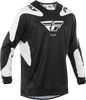 Fly Racing Kinetic Sym Jersey Black/White Medium for Men