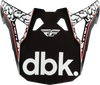 Fly Racing Formula CP DBK Visor Helmet in Black, White, and Red Large