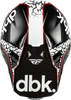 Fly Racing Formula CP Dbk Helmet Black/White/Red Small - Lightweight DOT and ECE Approved Motorcycle Helmet