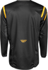 Fly Racing Kinetic Center Jersey Black/Gold 2X - Performance Motocross Jersey