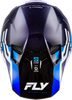 Fly Racing Formula S Carbon Byte Helmet Blue Carbon/Blue/White Medium