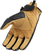 ICON AXYS™ Gloves Black 2XL - Durable French Cowhide Leather with Reinforced D3O® Knuckles