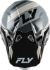 Fly Racing Formula CP Seal Helmet Black/Grey/Light Grey Medium – Lightweight DOT/ECE Approved Motorcycle Helmet