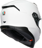AGV K7 Mono Helmet - White, Medium - Advanced Ventilation and Safety Features