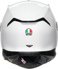 AGV K7 Mono Helmet - White, Medium - Advanced Ventilation and Safety Features
