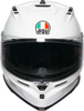 AGV K7 Mono Helmet - White, Medium - Advanced Ventilation and Safety Features