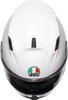 AGV K7 Mono Helmet - White, Medium - Advanced Ventilation and Safety Features